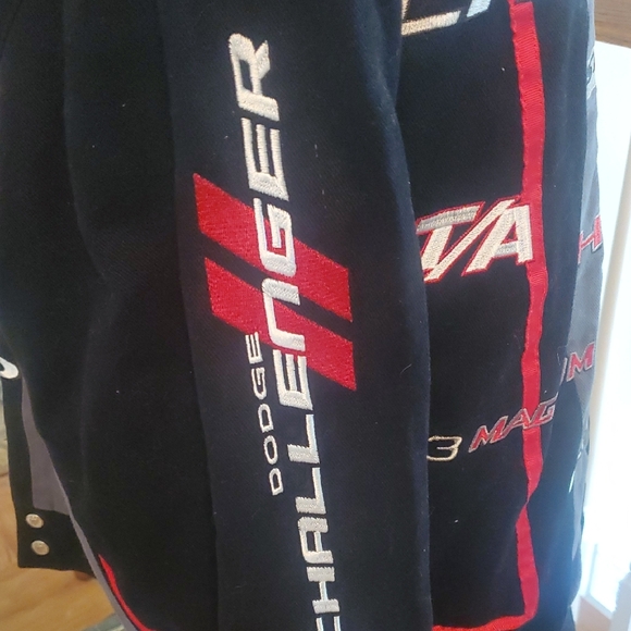 Vintage JH Design Dodge Motorsports Jacket with Red and Black Accents Size XL - Picture 3 of 4